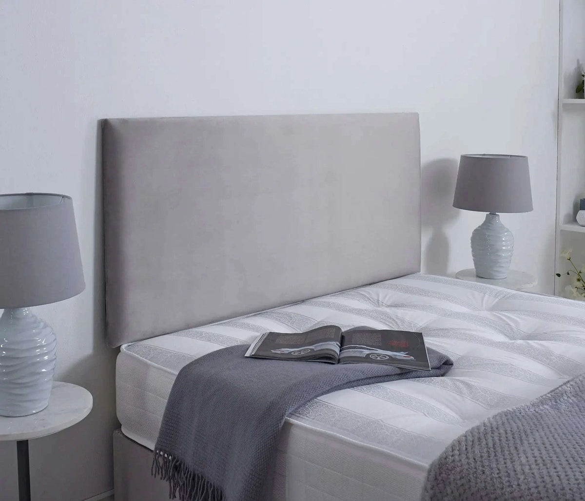 Ivy Headboard Silver Plush Bsspoke