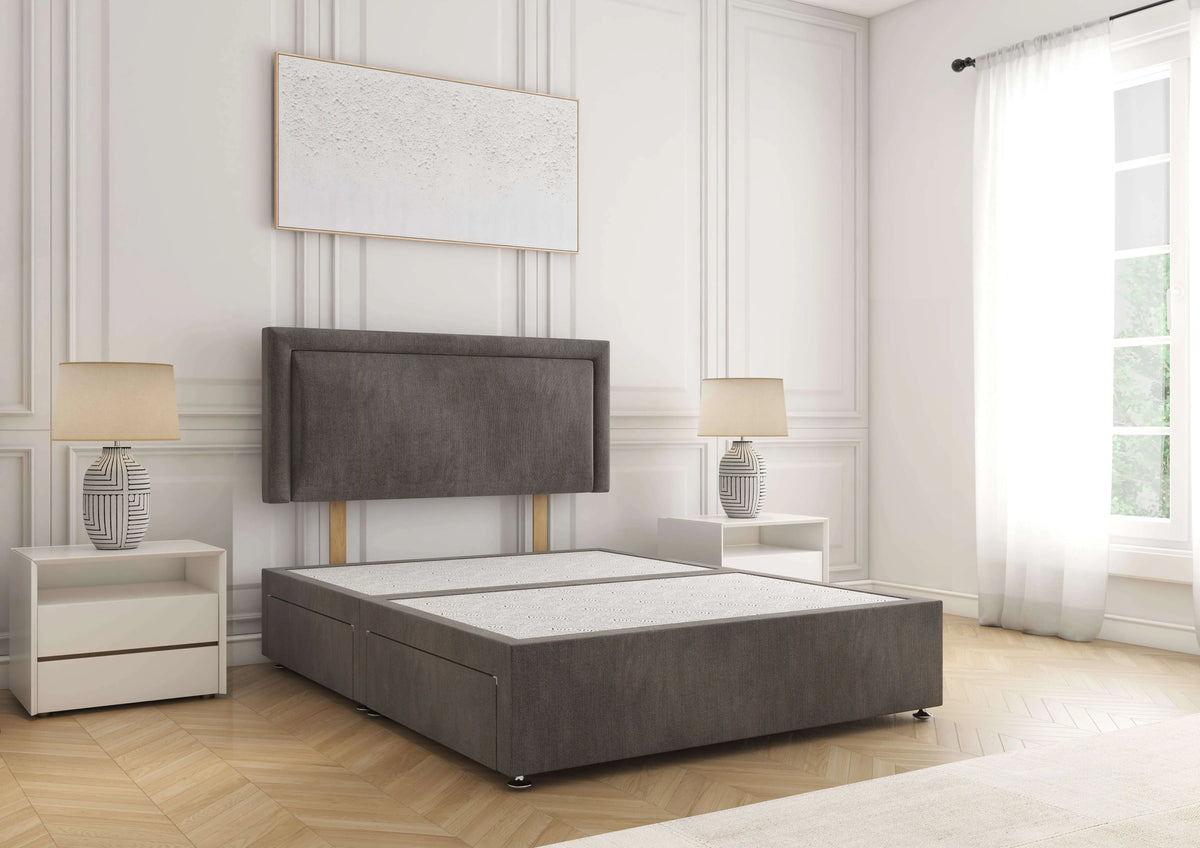 Ella Divan Bed Slate Naples Bsspoke