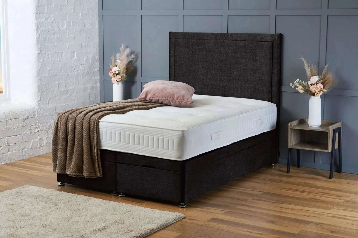 Ella Divan Ottoman Black Naples Bsspoke