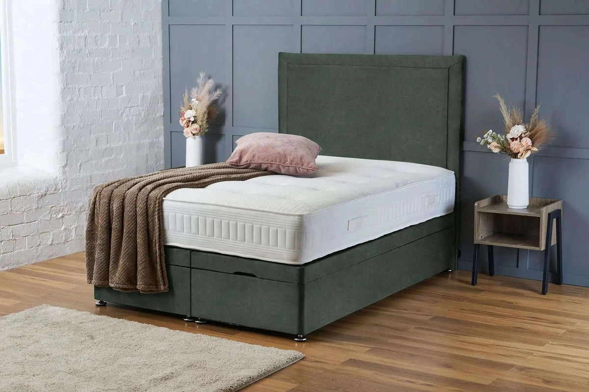 Ella Divan Ottoman Emerald Coniston Bsspoke