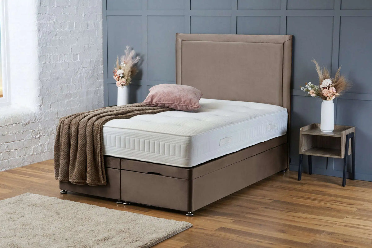 Ella Divan Ottoman Mink Plush Bsspoke