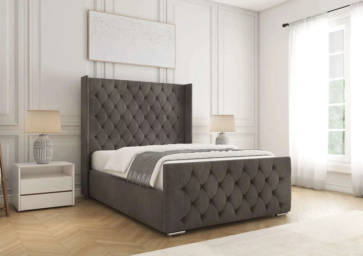 Florida Split Divan Bed Base King Size –  Slate Napples Bsspoke