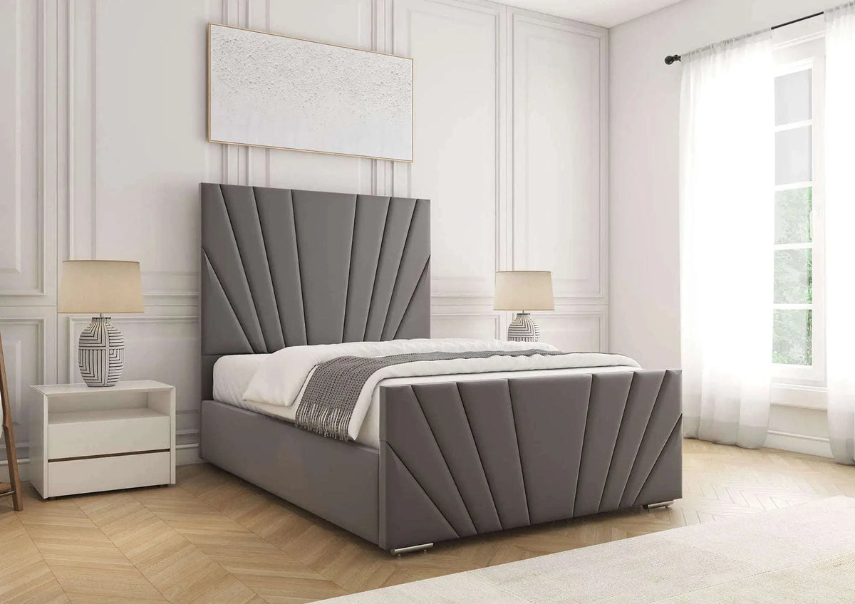 Maria Divan Bed Steel Plush Bsspoke