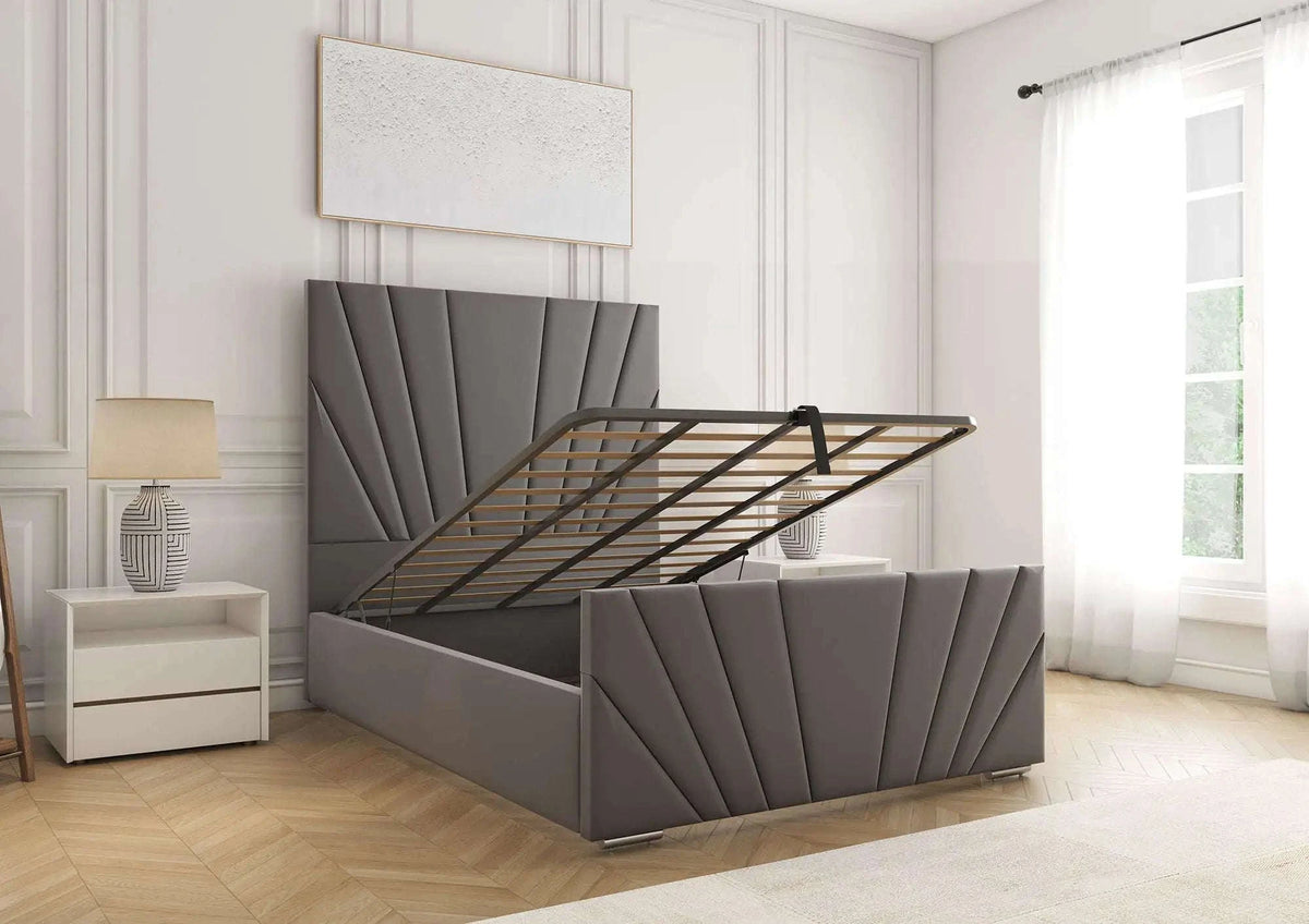 Maria Divan Bed Steel Plush Bsspoke