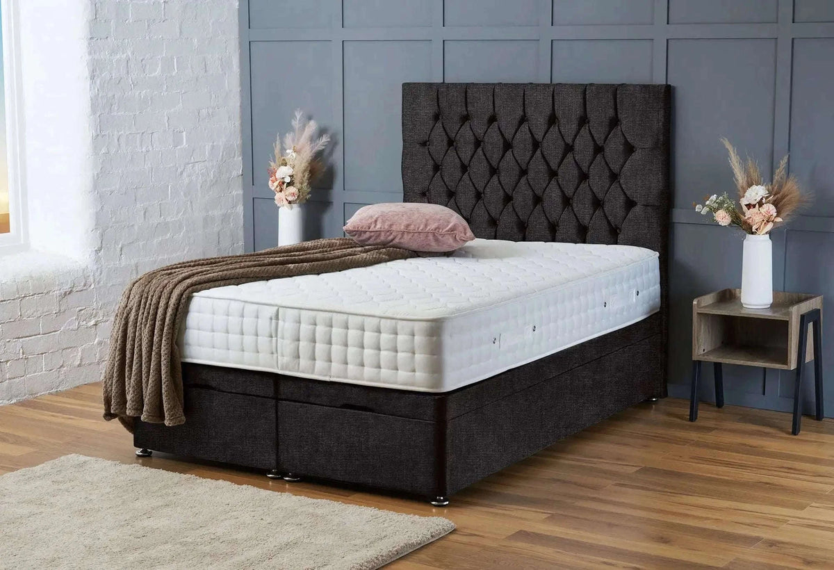 Mia Divan Ottoman Black Naples Bsspoke