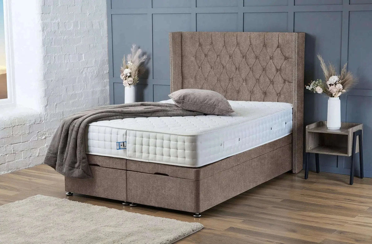 Olivia Divan Ottoman Mink Naples Bsspoke