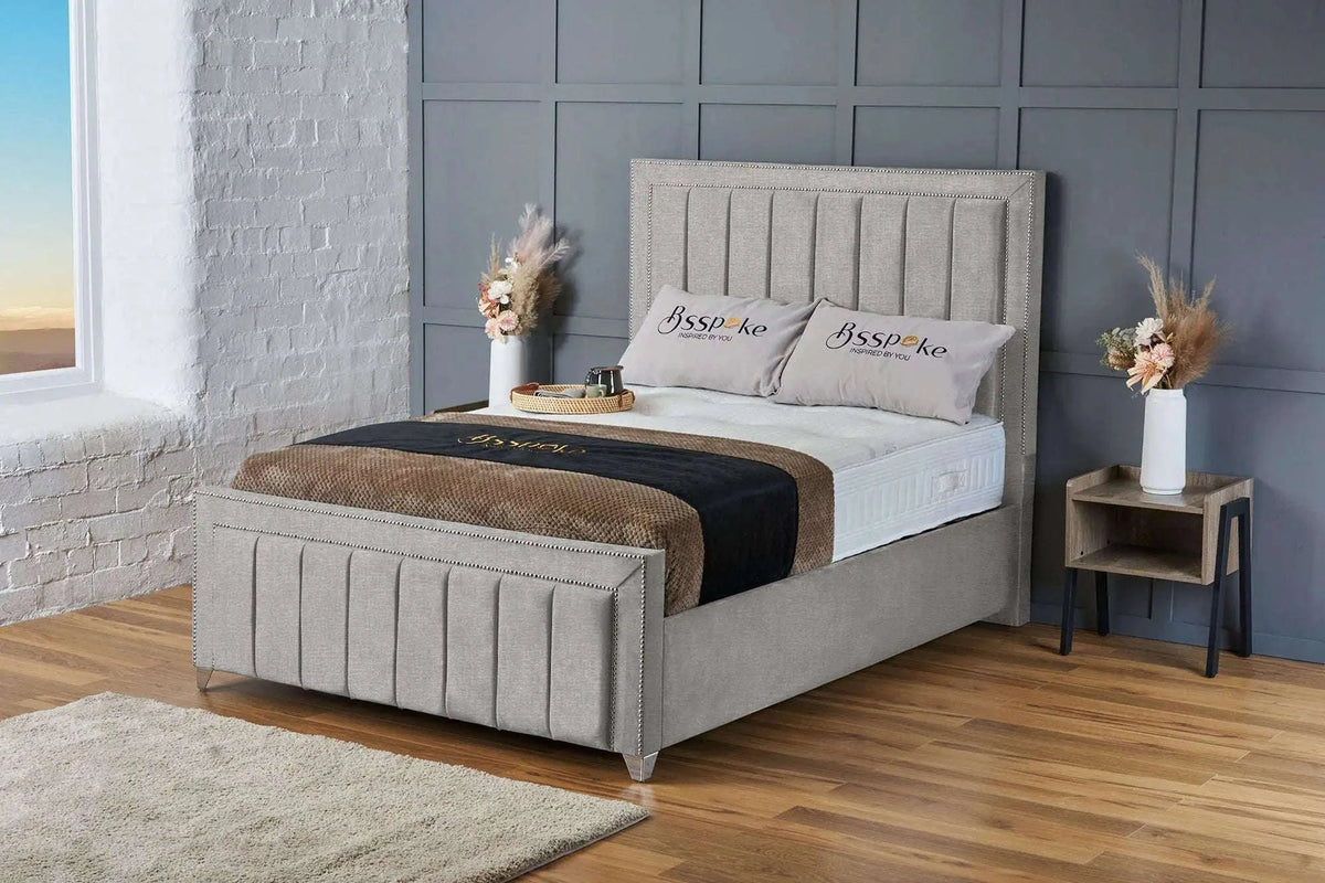 Zara Bed Frame Silver Naples Bsspoke